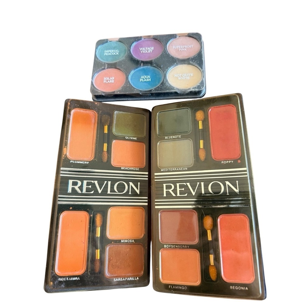 Vintage Revlon Eyeshadow Palettes (Lot of 3)